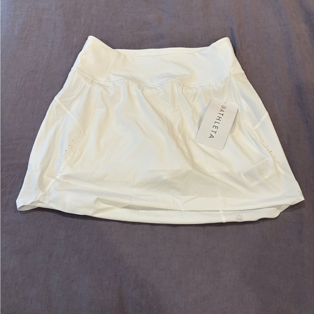 White Athleta Run Skort